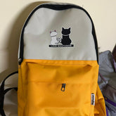 **Cute Cat Print 4-in-1 School Bag Set for Girls – Backpack, Handbag, Crossbody Bag & Pencil Case**