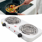 Double Electric Stove | Dual Hot Plate Cooker | Twin Coil Electric Cooking Stove