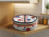 Floral Insulated Roti Box – Zipper Closure