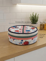 Floral Insulated Roti Box β Zipper Closure