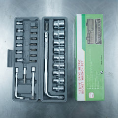 27 Piece Socket Wrench Set - Tool Set Designed For Hardware Maintenance And Daily Repair Routine